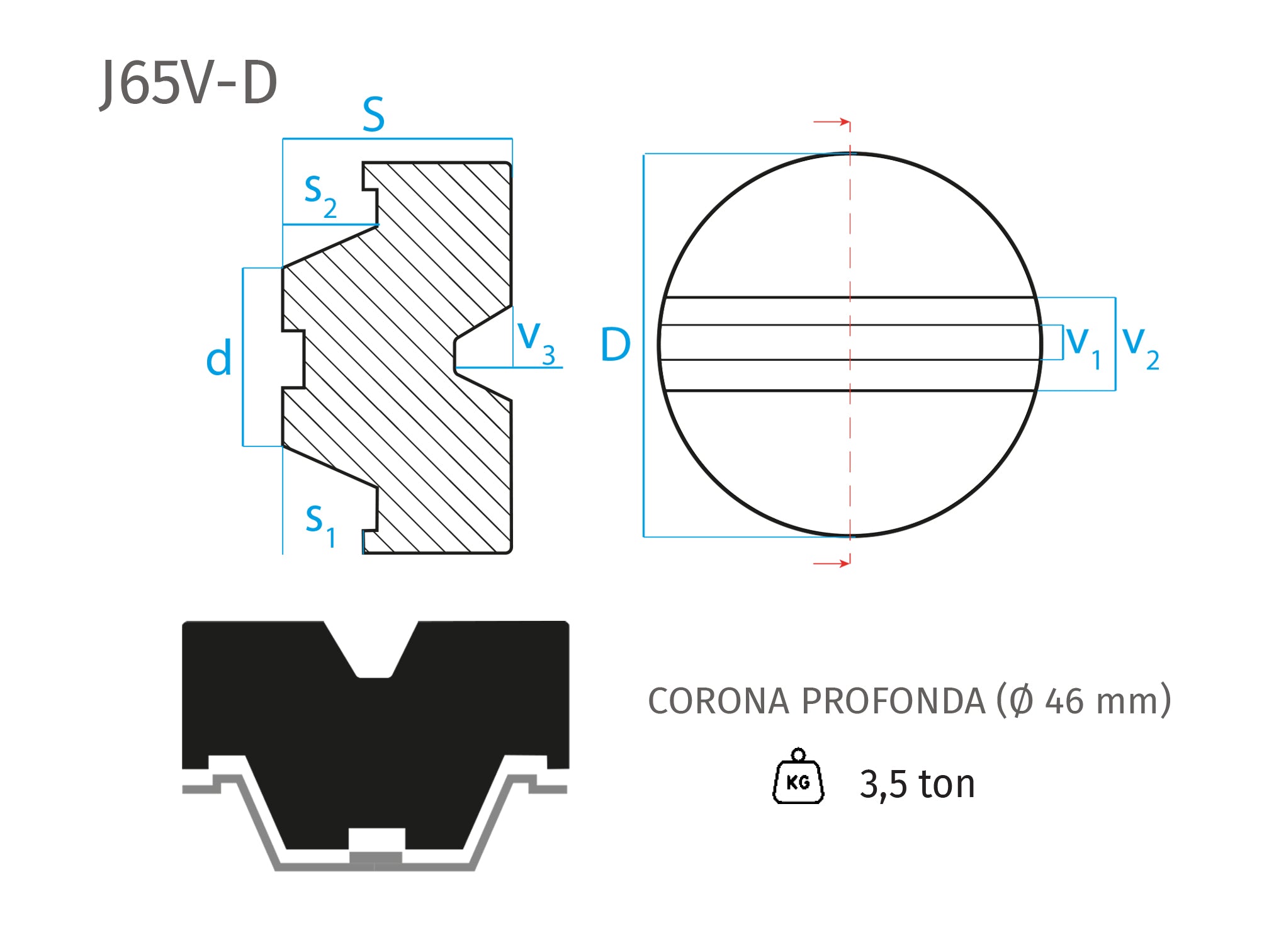ROULEMENT pour vérin hydraulique et vérin de levage - Surface antidérapante - PAD ROULEMENT pour vérin hydraulique et vérin de levage - Surface antidérapante - PAD